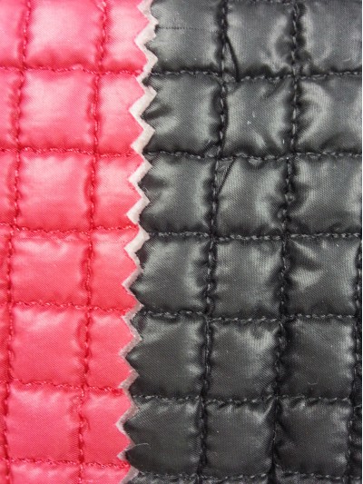 DG BITI 四方小格 A100-24 夾棉 絲絨外套用 細節-1